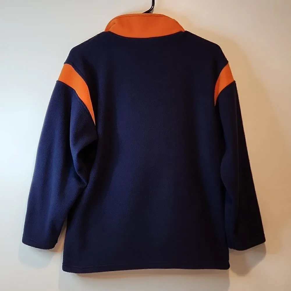 Official NFL Team Apparel Denver Broncos 1/4 Zip Fleece Youth Size 14/16 EUC